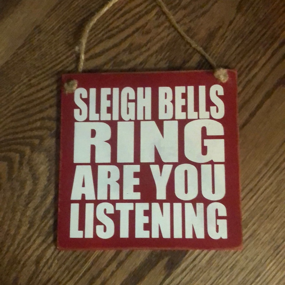 Sleigh Bells Sign